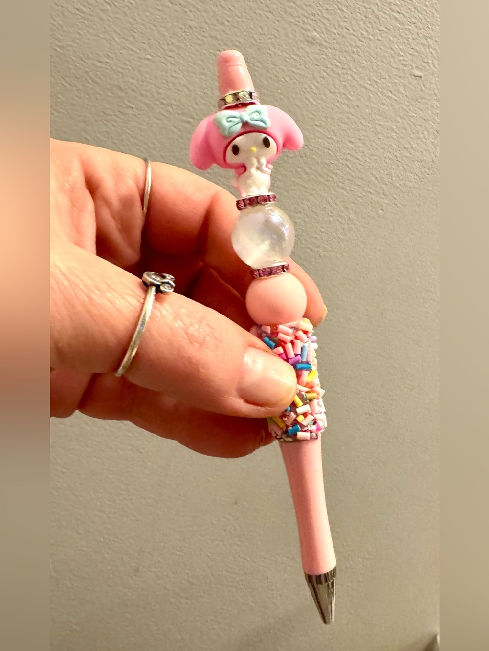 NWOT- Custom designed “My Melody” Kawaii Character Pen with Sprinkles